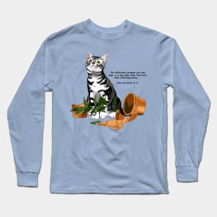 Plant Mischief Cat Long Sleeve T-Shirt